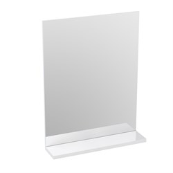 CERSANIT зеркало: MELAR с полочкой, без подсветки, белый - фото 29256