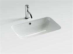 CERAMICA NOVA Element Раковина встраиваемая снизу 540x360x190 с отверстием слива перелива цвет белый CN7018 - фото 296137
