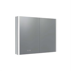 AQUATEK Шкаф зеркало для ванной с подсветкой AQ7809-MLC, прямоугольное, сенсорное управление, 800*700*133 AQ7809-MLC - фото 296596