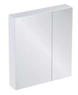 1MARKA Зеркальный шкафчик (ШxВ) 70x80 см, белый У37179 - фото 309723