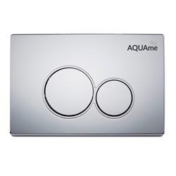 AQUAme Панель смыва для инсталляции, хром AQM4101CR - фото 310838