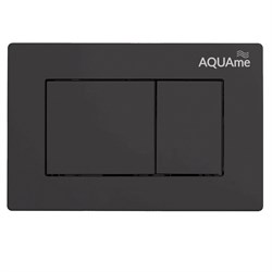 AQUAme Панель смыва для инсталляции, черный AQM4102B - фото 310848