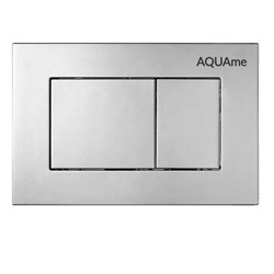 AQUAme Панель смыва для инсталляции, сатин AQM4102S - фото 310852
