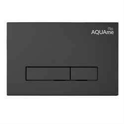 AQUAme Панель смыва для инсталляции, черный AQM4103B - фото 310856