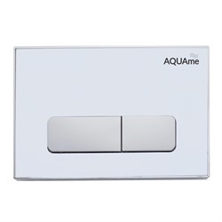 AQUAme Панель смыва для инсталляции акриловая, белый AQM4104W - фото 310864