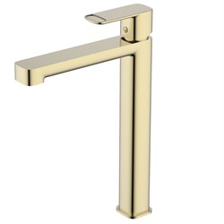AQUAme Parma Смеситель для раковины однорычажный, Brushed gold AQM6614BG - фото 311357