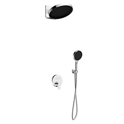 AQUAme Набор для комплектации душа со смесителем, Хром AQM8402CR - фото 312007