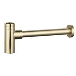 AQUAme Сифон для раковины латунный, Brushed gold AQM7010BG - фото 312081