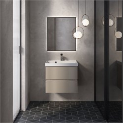 AQUAme "S1" тумба под умывальник подвесная 60 см., цвет бежевый. AQM900160BG - фото 312295