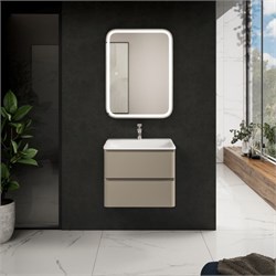 AQUAme "S4" тумба под умывальник подвесная 60 см., цвет бежевый. AQM900460BG - фото 312355