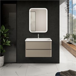 AQUAme "S4" тумба под умывальник подвесная 80 см., цвет бежевый. AQM900480BG - фото 312367