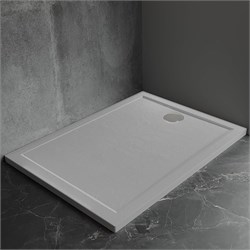 VECONI Pietra Душевой поддон прямоугольный, 1000x800x30, искусственный камень, серый PT-G-10080-RU - фото 312649