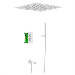 TIMO Душевая система встроенная с термостатом Petruma белый матовый (SX-5019/16SM) SX-5019/16SM - фото 312937