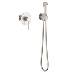 TIMO Смеситель встроенный с гигиеническим душем Saona никель (2389/13SM) 2389/13SM - фото 313084