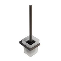 CEZARES Slider Ёршик для унитаза, подвесной, стекло, исполнение оружейная сталь SLIDER-TBS-V-GM - фото 313206