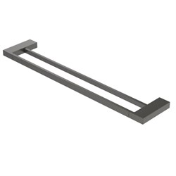 CEZARES Slider Полотенцедержатель двойной 60 см, исполнение оружейная сталь SLIDER-THD-60-GM - фото 313222