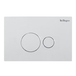 BELBAGNO Кнопка смыва BB082BL, белая глянцевая BB082BL - фото 313712