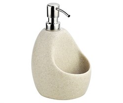 WASSERKRAFT K-8099 Дозатор с емкостью для губки, бежевый WASSERKRAFT 8099 - фото 314488
