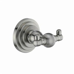 WASSERKRAFT Ammer K-7023D (ранее К-7023) Крючок двойной, никель WASSERKRAFT 7023D - фото 314676
