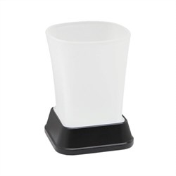 WASSERKRAFT Amper K-5428BLACK Стакан для зубных щеток, черный WASSERKRAFT 5428B - фото 314783