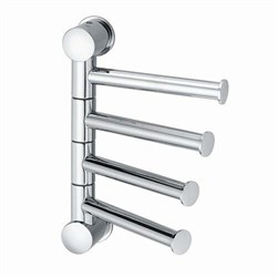WASSERKRAFT K-1054 Держатель полотенец четверной, хром WASSERKRAFT 1054 - фото 314878