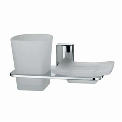 WASSERKRAFT Leine K-5026 Держатель стакана и мыльницы, хром WASSERKRAFT 5026 - фото 315377