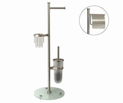 WASSERKRAFT K-1236 Комбинированная напольная стойка, никель WASSERKRAFT 1236 - фото 315504