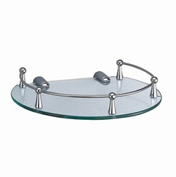 WASSERKRAFT K-566 Полка стеклянная, хром WASSERKRAFT 566 - фото 315985