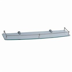 WASSERKRAFT K-555 Полка стеклянная, хром WASSERKRAFT 555 - фото 316141