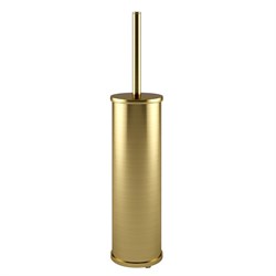 WASSERKRAFT K-1027BRUSHED GOLD  Щетка для унитаза напольная, золото WASSERKRAFT 1027BG - фото 316349