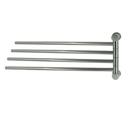 WASSERKRAFT K-1034NICKEL Держатель полотенец четверной, никель WASSERKRAFT 1034N - фото 316392
