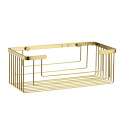 WASSERKRAFT K-711BRUSHED GOLD Полка металлическая, золото WASSERKRAFT 711BG - фото 316427