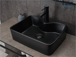 GID Раковина Bm9091 53373 накладная черная матовая 48x37x13 GID-53373 - фото 317402