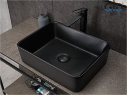 GID Раковина Bm9103 53374 накладная черная матовая 48x37x13 GID-53374 - фото 317407