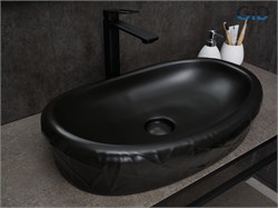 GID Раковина Bm777 53357 накладная черная матовая 60x39x13.5 GID-53357 - фото 317505