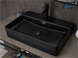 GID Раковина Bm9256 53375 накладная черная матовая 60x42x14 GID-53375 - фото 317520