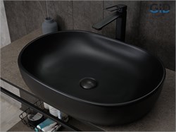 GID Раковина Bm9026a 53369 накладная черная матовая 60x40x15 GID-53369 - фото 317573