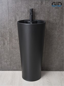 GID Раковина Nb131bm 81120 накладная черная матовая 40x40x84 GID-81120 - фото 317717