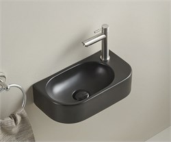 GID Раковина Bm9274L 62204L подвесная черная матовая 40x21.5x12 GID-62204L - фото 317770