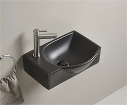 GID Раковина Bm9276R 62205R подвесная черная матовая 40.5x28x14 GID-62205R - фото 317772
