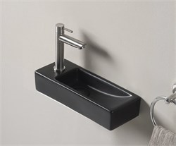 GID Раковина Bm9271R 62202R подвесная черная матовая 38x14.5x8 GID-62202R - фото 317782