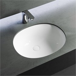 GID Раковина Yj837 71164 встаиваемая снизу белая 53x44.5x22 GID-71164 - фото 317792