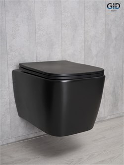 GID Унитаз подвесной Tr2140Bm 62255Y черный матовый 51x35x37.5 GID-62255Y - фото 317902