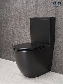 GID Унитаз напольный Tn2188Bm 62250Y черный матовый 62.5x38.5x84 GID-62250Y - фото 318130