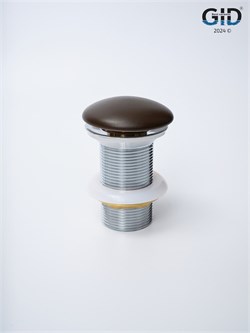 GID Донный клапан без перелива Br100 74406K коричневый матовый 7x7x10 GID-74406K - фото 318209