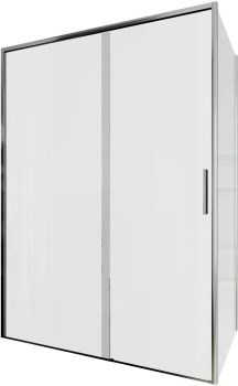 AQUANET Pleasure Evo Душевой уголок прямоугольный двери раздвижные размер 140x80 см профиль - хром / стекло - прозрачное AQUANET-AE65-140x80-CT - фото 320391