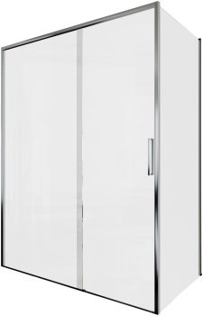 AQUANET Pleasure Evo Душевой уголок прямоугольный двери раздвижные размер 150x80 см профиль - хром / стекло - прозрачное AQUANET-AE65-150x80-CT - фото 320419