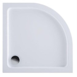AQUANET GL180 Душевой поддон четверть круга размер 100x100 см, цвет белый AQUANET-265563 - фото 320769