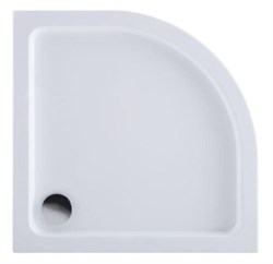 AQUANET GL180 Душевой поддон четверть круга размер 80x80 см, цвет белый AQUANET-265569 - фото 320817