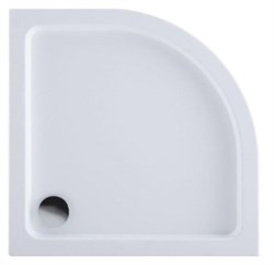 AQUANET GL180 Душевой поддон четверть круга размер 90x90 см, цвет белый AQUANET-265571 - фото 320833